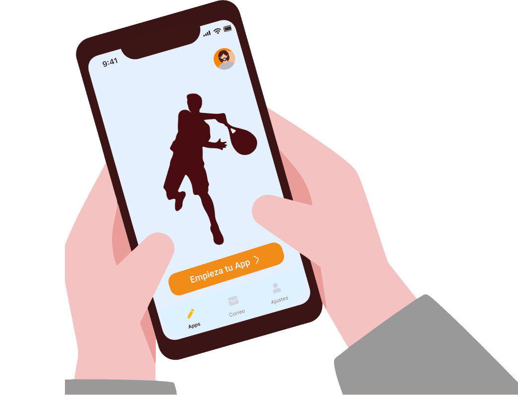 Teléfono móvil con app